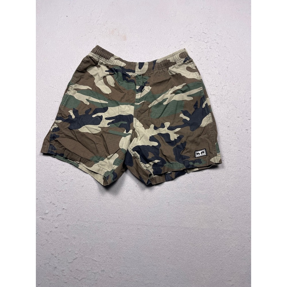 Obey Easy Shorts Cotton Ripstop Camo Small Mens